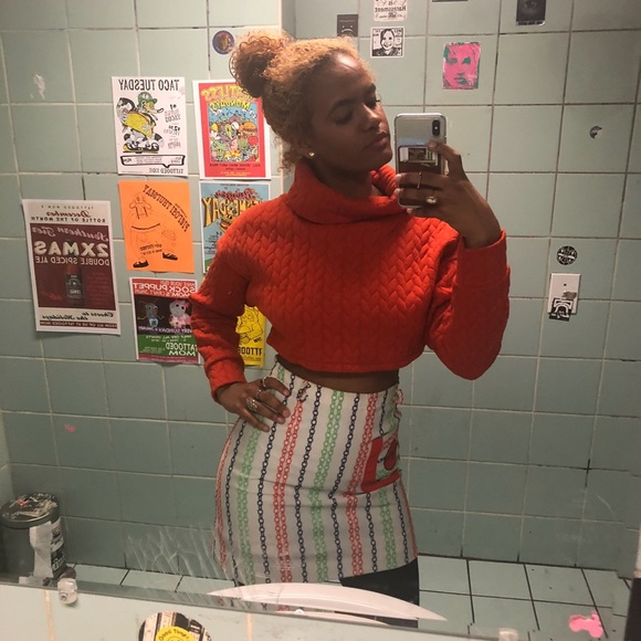 Vintage Mini Skirt - Picture 2 of 6